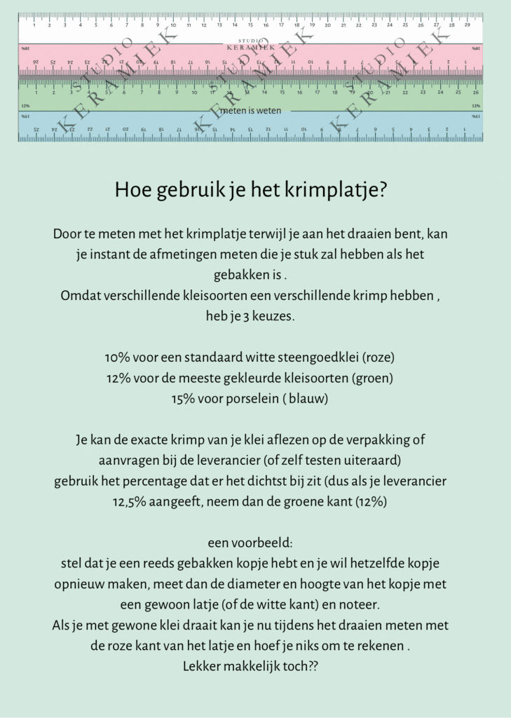 Krimplatje (shrinkruler) - Afbeelding 5